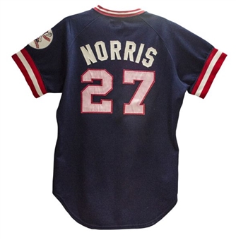 1977 Jim Norris Cleveland Indians Game Worn Home Jersey (MEARS A8)